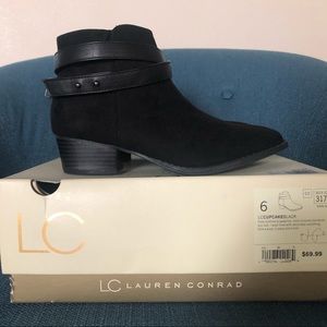 Lauren Conrad “Cupcake” Black Ankle Boots